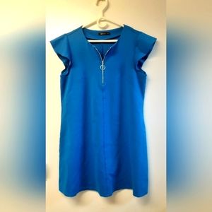 Bright blue summery Reitmans dress - size medium